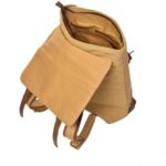 2841CV rugtas Dermata canvas leder sand/brown
