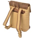 2841CV rugtas Dermata canvas leder sand/brown