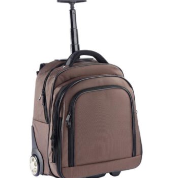 Dermata Nylon Pilotenkoffer Aktenkoffer mit Vortasche und zwei Seitentaschen 