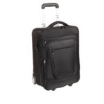 3473NY reistrolley nylon zwart Dermata lederwaren