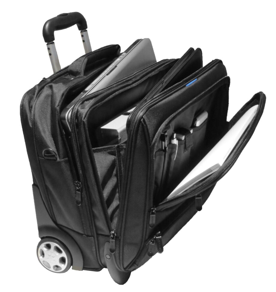 3486NY businesslaptoptrolley nylon Dermata lederwaren